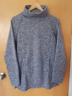 Roots Turtleneck Sweater - Women’s Small - Grey Salt & Pepper